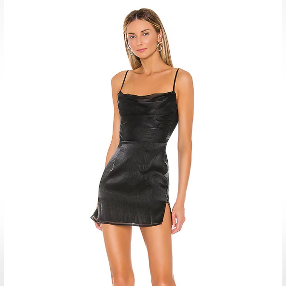 Black mini dress